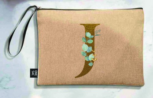 Bolso de mano letra j - regalos de boda